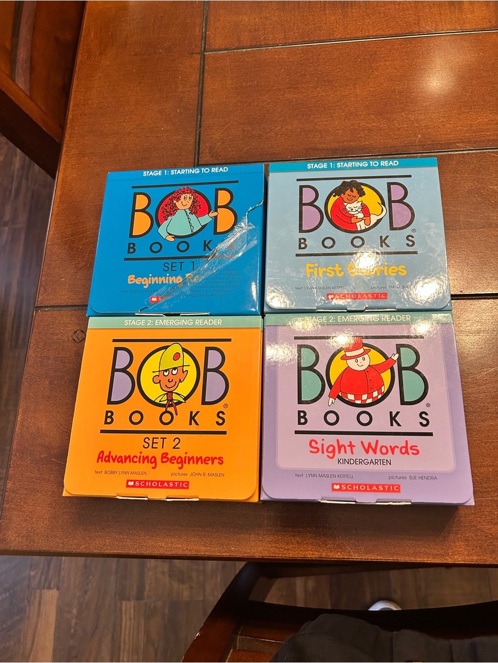 Scholastic BOB Books Boxed Sets - Blue, Teal, Orange, Lavender